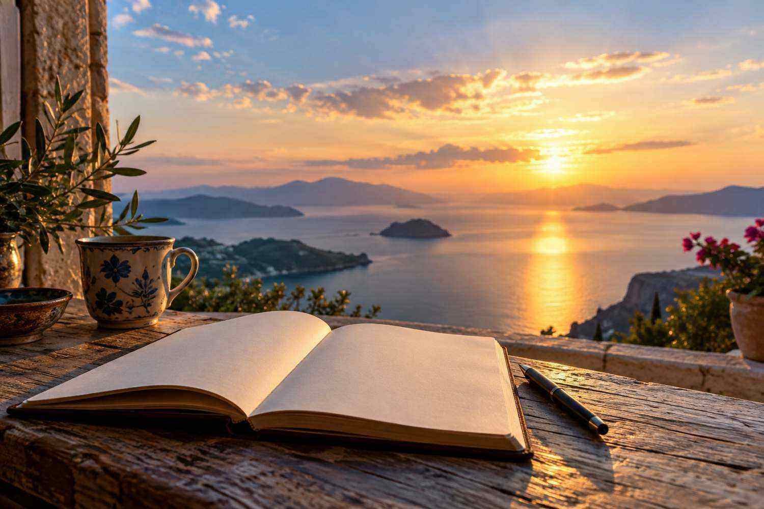 Illustrazione editoriale dedicata alla meraviglia nella scrittura poetica