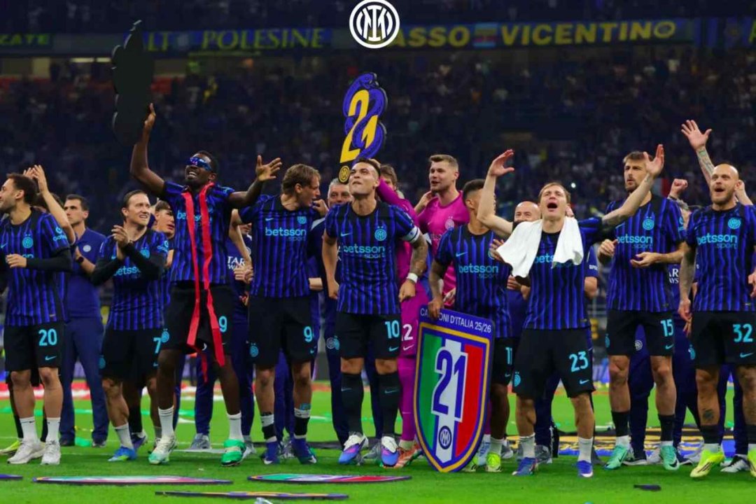 L'Inter ha vinto il ventunesimo scudetto: in Italia, per i nerazzurri, una vittoria vale sempre il doppio