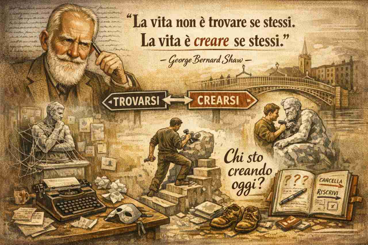 La vita non è trovare se stessi. La vita è creare se stessi.