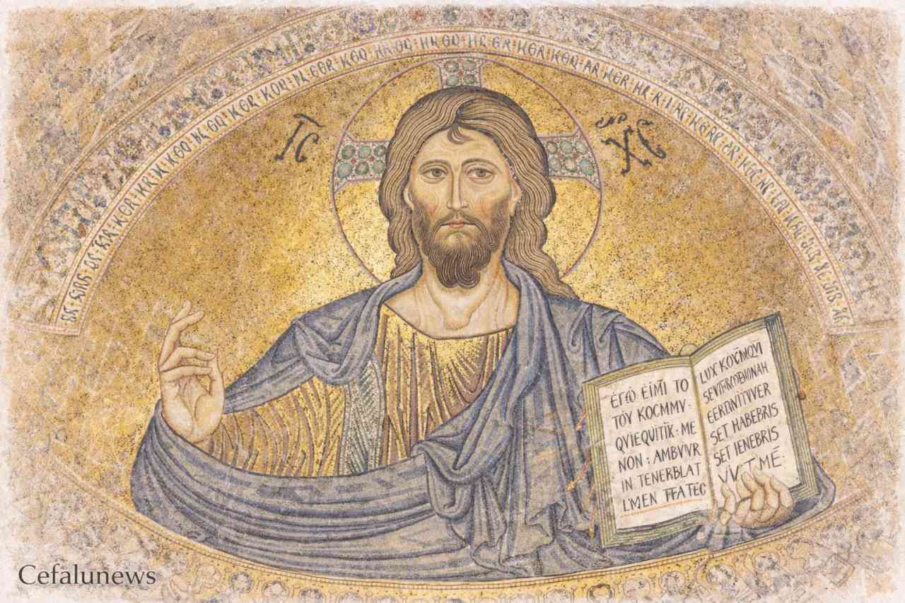 Il Cristo che ti guarda da 900 anni: il mosaico del Pantocratore